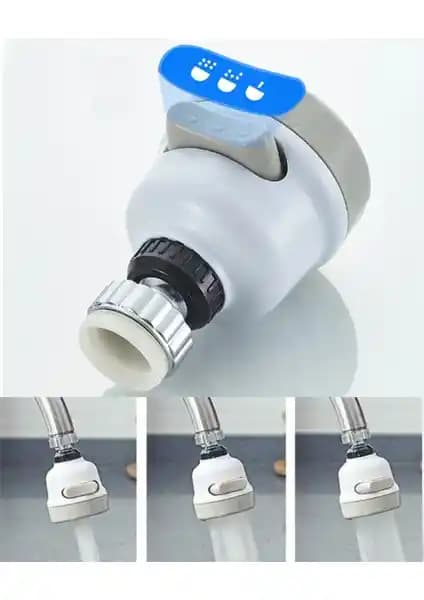 Vie Tasarruflu Oynar Başlık Krom 3 Fonksiyonlu Musluk Başlığı Özellikleri ve Kullanım Avantajları