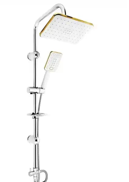 Vilas Atlantis Gold Robot Tepe ve Yağmurlama Duş Seti Modern Banyo Tasarımı İçin Uygun