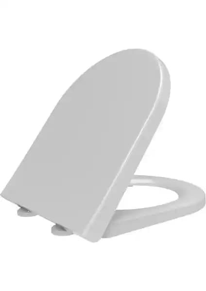Visam Mimoza Yavaş Kapanan Beyaz Klozet Kapağı ile Banyonuzda Estetik ve Güvenlik