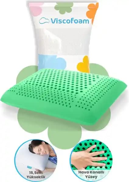 Viscofoam Air Terapi Hava Kanallı Ortopedik Yastık ile Sağlıklı ve Konforlu Uyku Deneyimi