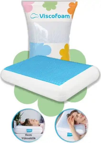 Viscofoam Lüks Terletmeyen Ortopedik Yastık: Serin ve Konforlu Uyku İçin Modern Tasarım