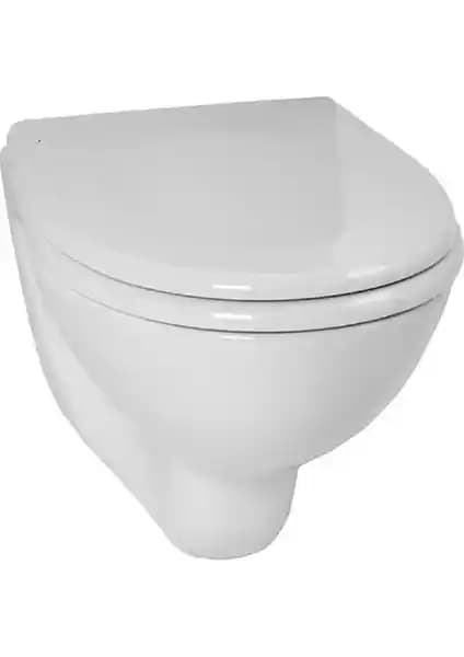 VitrA Arkitekt Asma Klozet ve Nuvoplast Soft Klozet Kapağıyla Modern Banyo Tasarımı