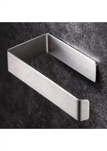 Viyam Paslanmaz Çelik WC Kağıtlık: Dayanıklı ve Kolay Yapışkanlı Banyo Aksesuarı