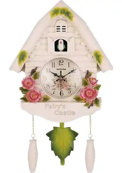 Vonluxe Canlı Guguklu Duvar Saati: Estetik ve İşlevselliğin Modern Buluşması