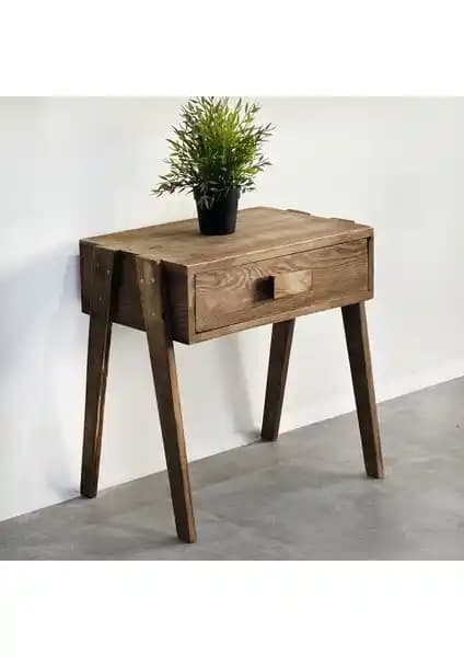 Weblonya Ahşap Komodin Çekmeceli Raf Dolap 5308 - Dayanıklı ve Şık Yatak Odası Mobilyası