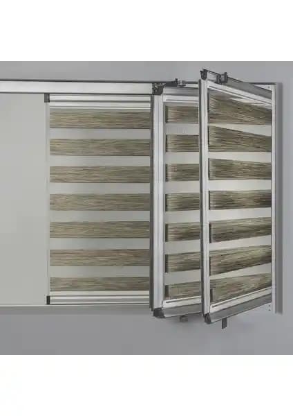 Wenthi Ölçüye Özel Vizon Kahve Bambu Cam Balkon ve Sürgülü Perde Çözümü