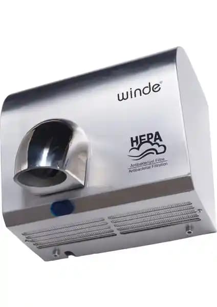 Winde Pw250 2500W Paslanmaz Çelik Fotoselli El Kurutma Makinesi Güçlü ve Hijyenik Kullanım