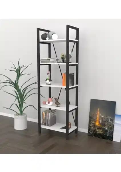 Wood House Bahar Kitaplık Modern Tasarım ve Dayanıklılık ile Ev Dekorasyonunuza Şıklık Katıyor