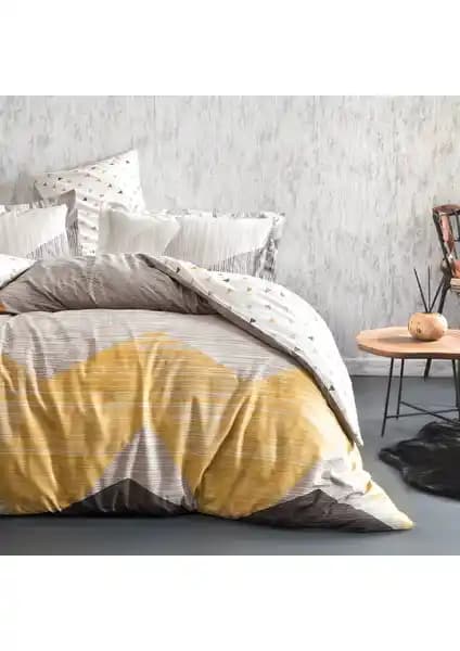 Yataş Bedding Aden Ranforce Tek Kişilik Nevresim Seti Modern ve Dayanıklı Tasarım