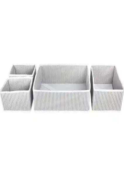 Yeşil Home 4'lü Çekmece Düzenleyici ile Ev ve Ofis İçin Modern Depolama Çözümü