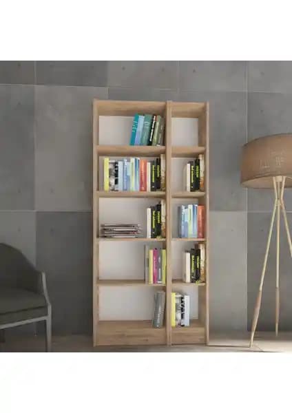 Yeti Mobilya Kuta FLAT85 Kitaplık ve Kütüphane Çözümü Modern ve Çok Yönlü Tasarım