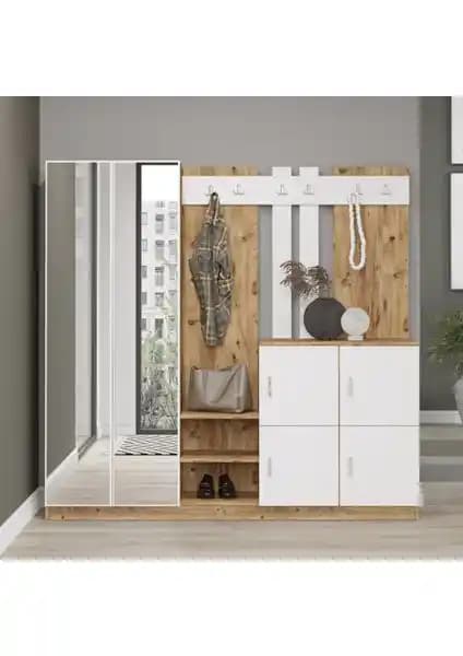 Yurudesign Gibson Vestiyer: Modern ve Fonksiyonel Portmanto ve Ayakkabılık Çözümü