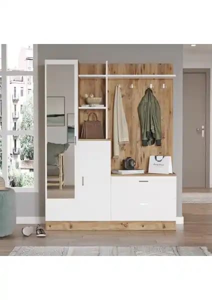 Yurudesign Wisdom Vestiyer Ayakkabılık Portmanto: Şık ve Fonksiyonel Giriş Mobilyası Çözümü