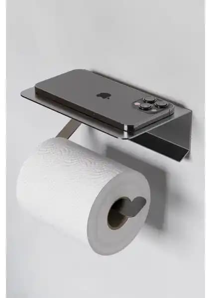 Zift Unique Paslanmaz Çelik Tuvalet Kağıdı Askısı Modern ve Pratik Montaj Seçeneği