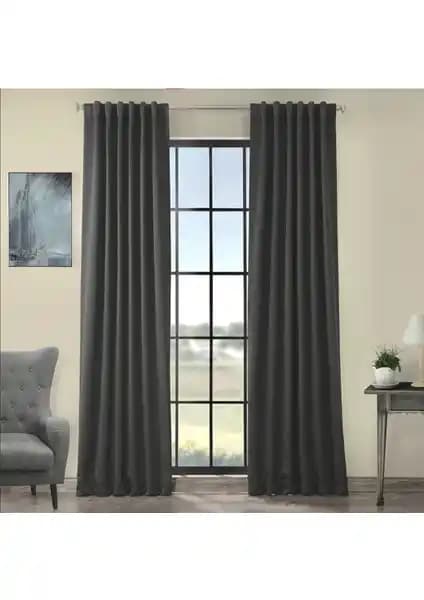 Zişan Mefruşat Koyu Gri Antrasit Blackout Güneş Geçirmez Fon Perde Özellikleri ve Kullanım Alanları