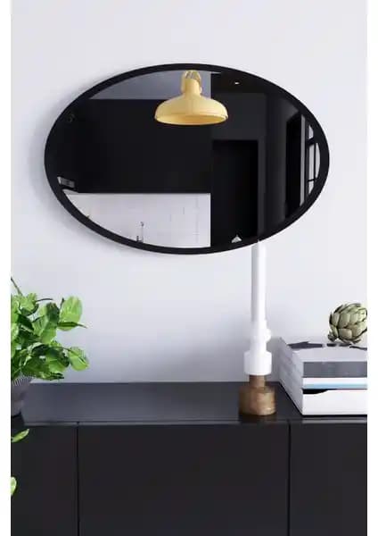 Ztm Konsept Oval Duvar Aynası 70x52 cm modern ve şık tasarım ile çeşitli alanlara uyum sağlar