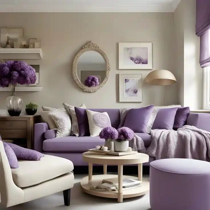 Mor Renk Tonlarıyla Oda Dekorasyonu: Sherwin Williams Seçenekleri ve Uyum İpuçları