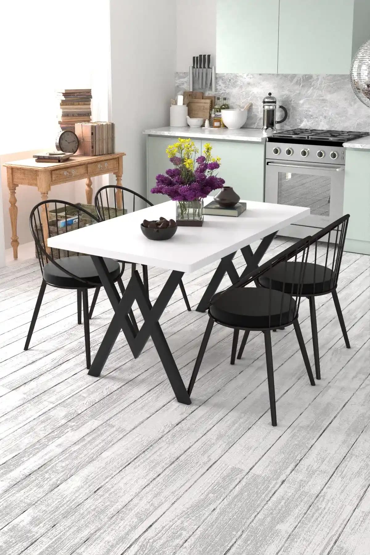 4 Kişilik Mutfak Masası Seçerken Dekorasyon ve Model İpuçları