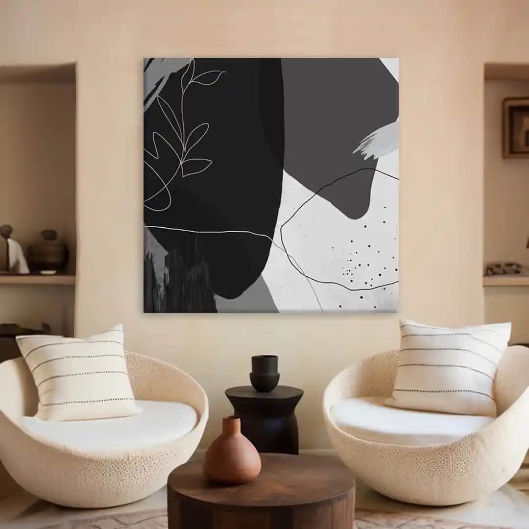 Antrasit Renkli Duvar Tablo Dekorasyonunda Modern ve Şık Çözümler Sunan Trendler