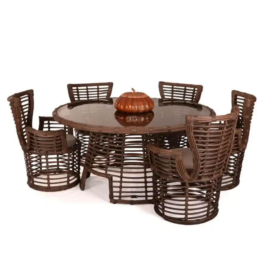 Dış Mekanlar İçin Rattan Yuvarlak Masa Takımları Estetik ve Dayanıklı Seçenekler
