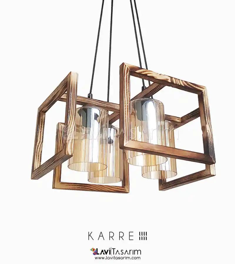 Doğal Ahşap Avize Modelleri ile Mekanlara Sıcak ve Şık Dokunuşlar