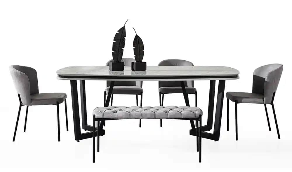 Gri Mermer Yemek Masası Seçenekleri ve Dekorasyon İpuçları