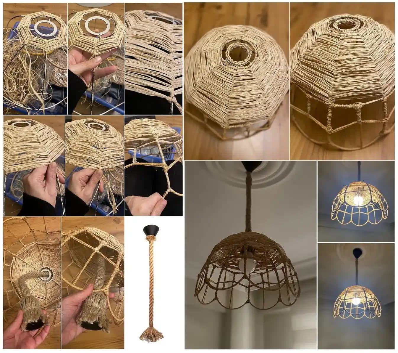 Hasır avize yapımı ve doğal dekorasyon ipuçlarıyla şık yaşam alanları yaratın