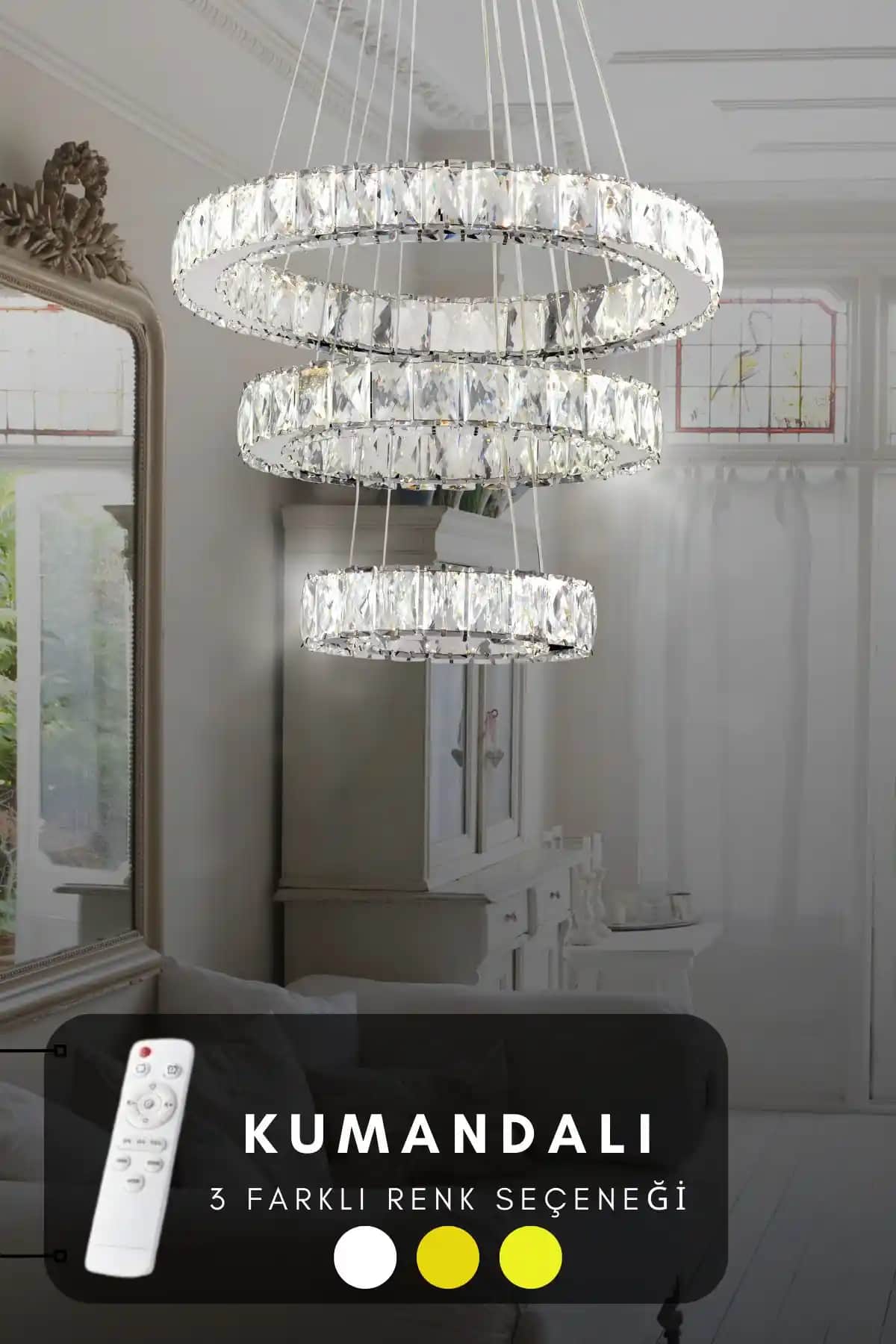 Kristal Taşlı LED Avize Seçenekleri ve Dekorasyonda Kullanım İpuçları