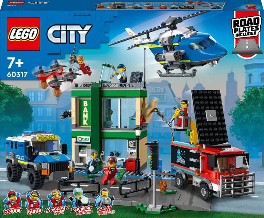 LEGO City Bankada Polis Takibi Seti ile Evinize Şehir Atmosferi Katın