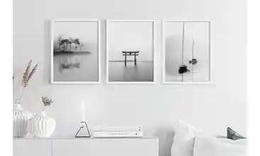 Siyah Beyaz Çerçeve Kullanımıyla Dekorasyonda Zarafetin Anahtarı