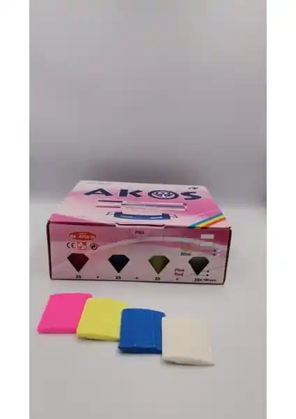 Akos Renkli 100'lü Sabun Çizgi Taşı: Doğal ve Renkli Temizlik Çözümü