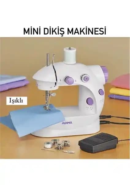 Auhma Mini Ev Dikiş Makinesi: Çok Fonksiyonlu ve Taşınabilir Çözüm