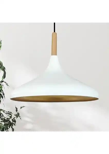 Bamyum Champion Ahşap Tekli Avize Sarkıt Modern İç Mekan Aydınlatma Seçeneği