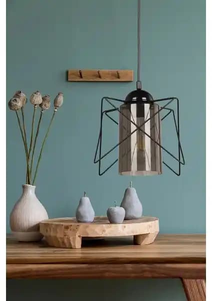 Begüsa Modes Siyah-Füme Akrilik Modern İç Mekan Aydınlatma Lambası