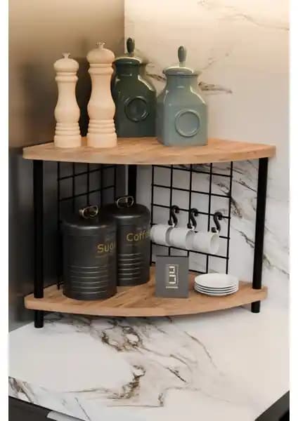 Çok Amaçlı Metal Telli Kahve Köşesi Rafı ile Alanlarınızı Şık ve Fonksiyonel Hale Getirin