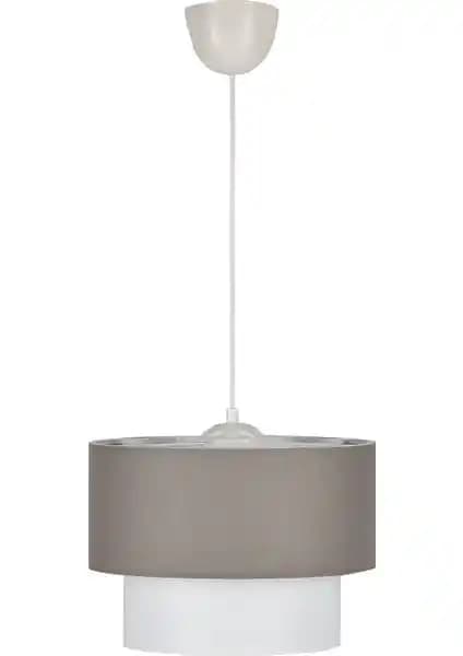 D-Light Melon Pasta 25'lik Antrasit Beyaz Modern İç Mekan Avizesi