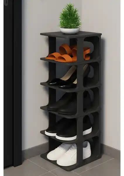 DEYHOME Lüks 5 Katlı Ayakkabılık Düzenleyici Organizer Modern ve Şık Tasarım