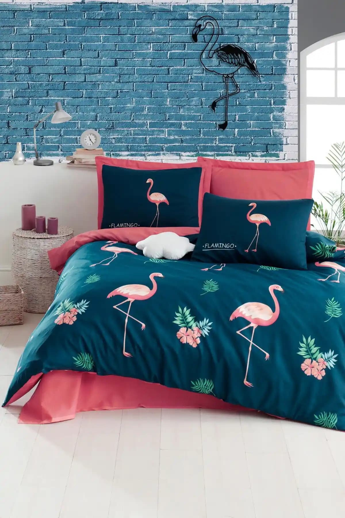 Enlora Home Kolay Ütülenir Çift Kişilik Nevresim Takımı Modern Tasarım ve Dayanıklılık