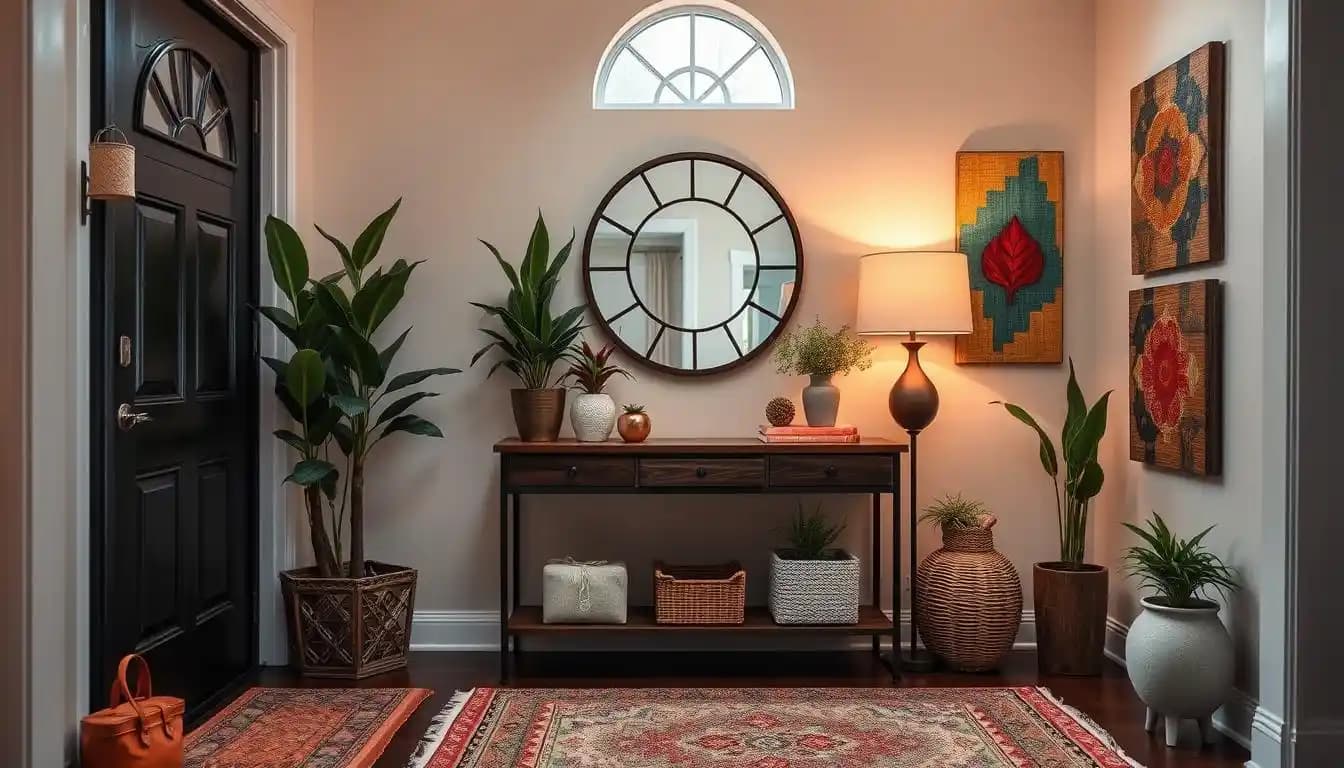 Ev Giriş ve Oturma Odası Duvar Dekorasyonu İçin İşlevsel ve Estetik Çözümler