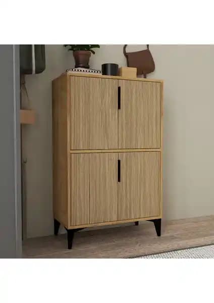 EVMO Home 1405 Ada Ayakkabılık Yunus Safir Modern ve Fonksiyonel Depolama Çözümü