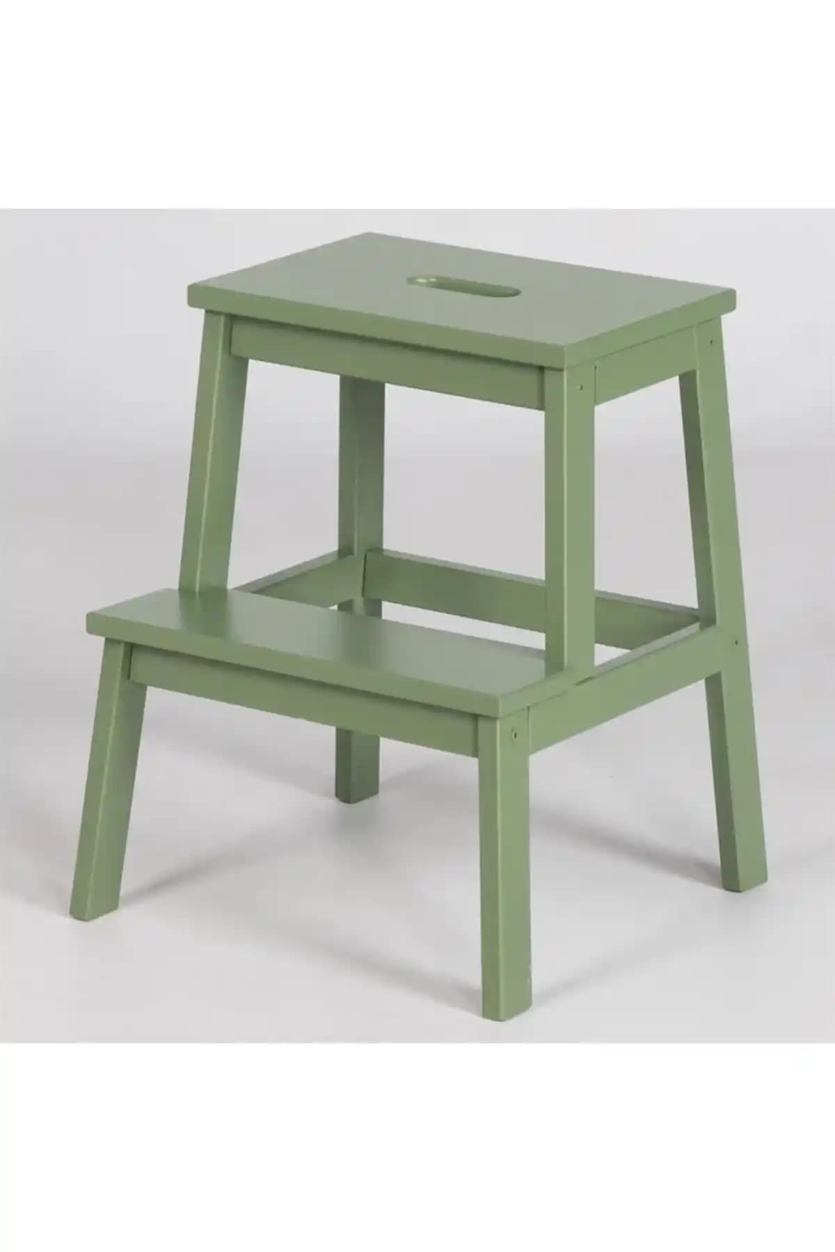 FASTWOOD Basamaklı Ahşap Tabure: Modern ve Doğal Tasarımla Çok Amaçlı Kullanım