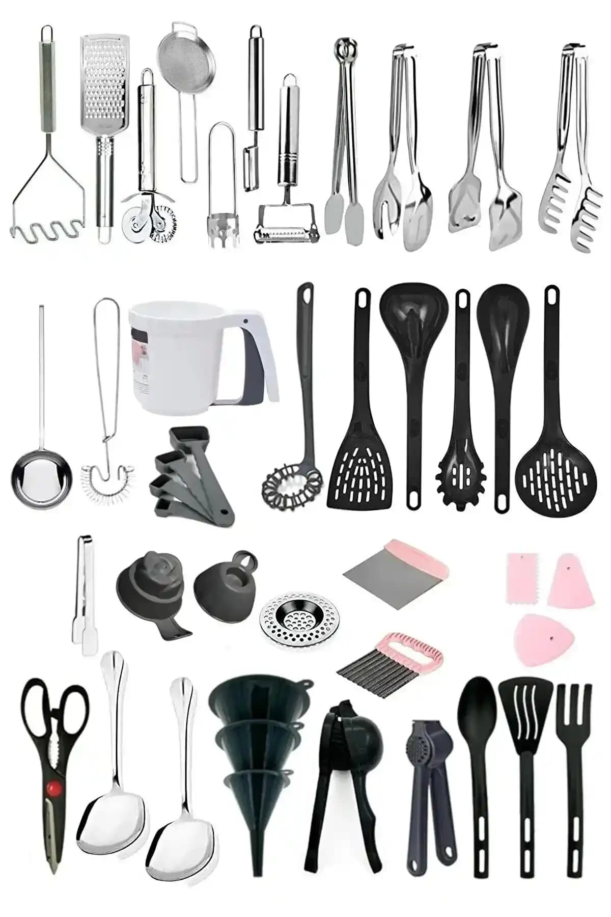 Homerest 40 Parça Mutfak Aletleri Çeyiz Seti Modern ve Dayanıklı Tasarımıyla Öne Çıkıyor