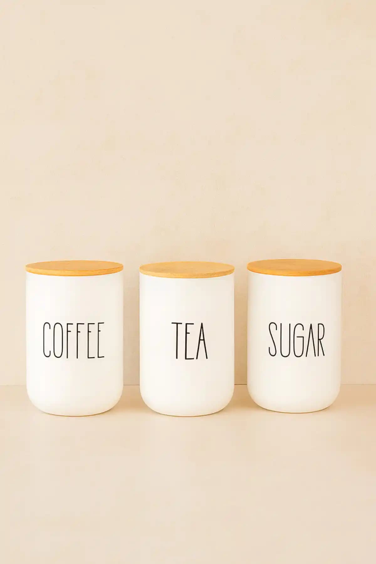 Kaihome 3'lü Bambu Kapaklı Kavanoz Seti Modern ve Şık Mutfak Saklama Çözümleri