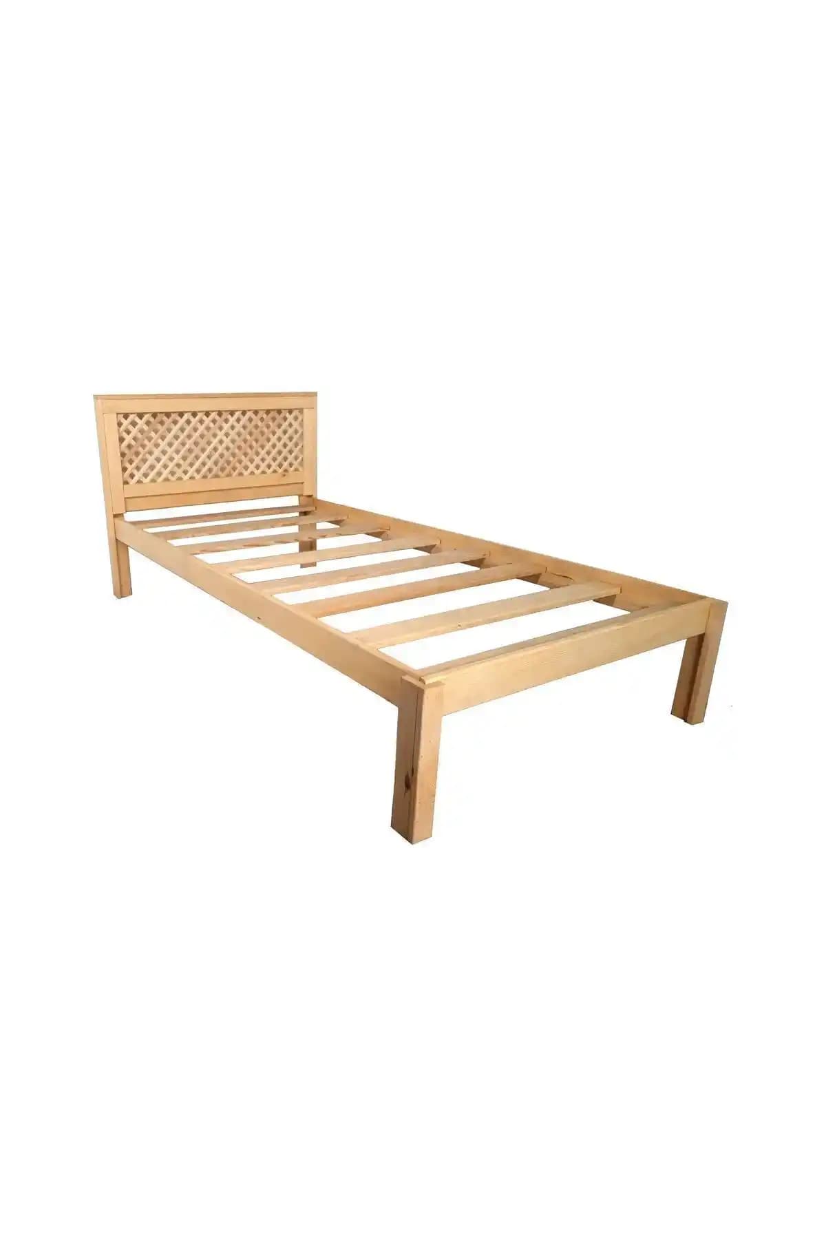 Kayseri Masif 90x190 Cm Uyumlu Ahşap Karyola ve Country Stil Tasarımı