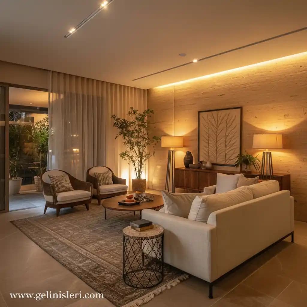 Küçük Dairelerde Oturma Odası ve Yemek Alanını Bölmek İçin Fonksiyonel ve Estetik Çözümler