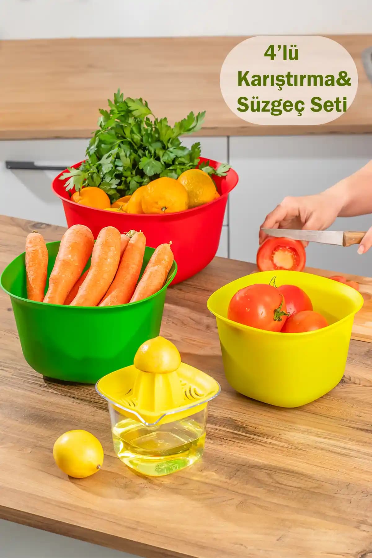 Porsima Org-174-1 Hazırlık Seti: Çok Fonksiyonlu Dayanıklı Mutfak Gereçleri