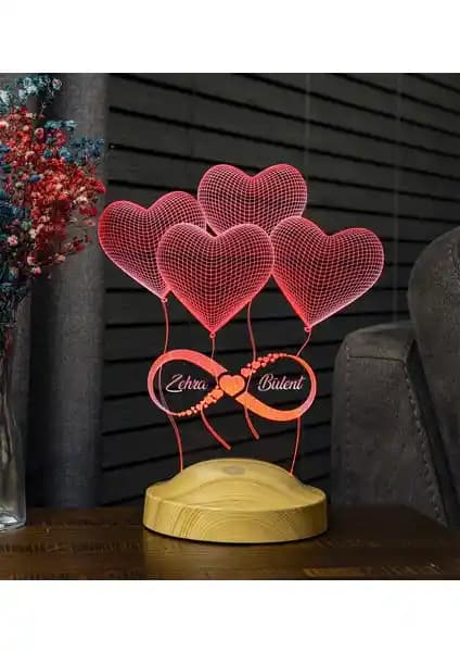 Sevgi Lambası: Kişiselleştirilebilir 3D LED Hediye ile Özel Günlerinizi Anlamlandırın
