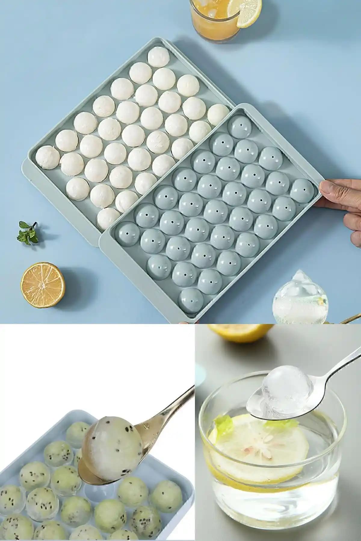 Valletta Pumo Mavi 33 Bölmeli Kapaklı Küre Buz Kalıbı Detaylı İnceleme ve Kullanıcı Yorumları