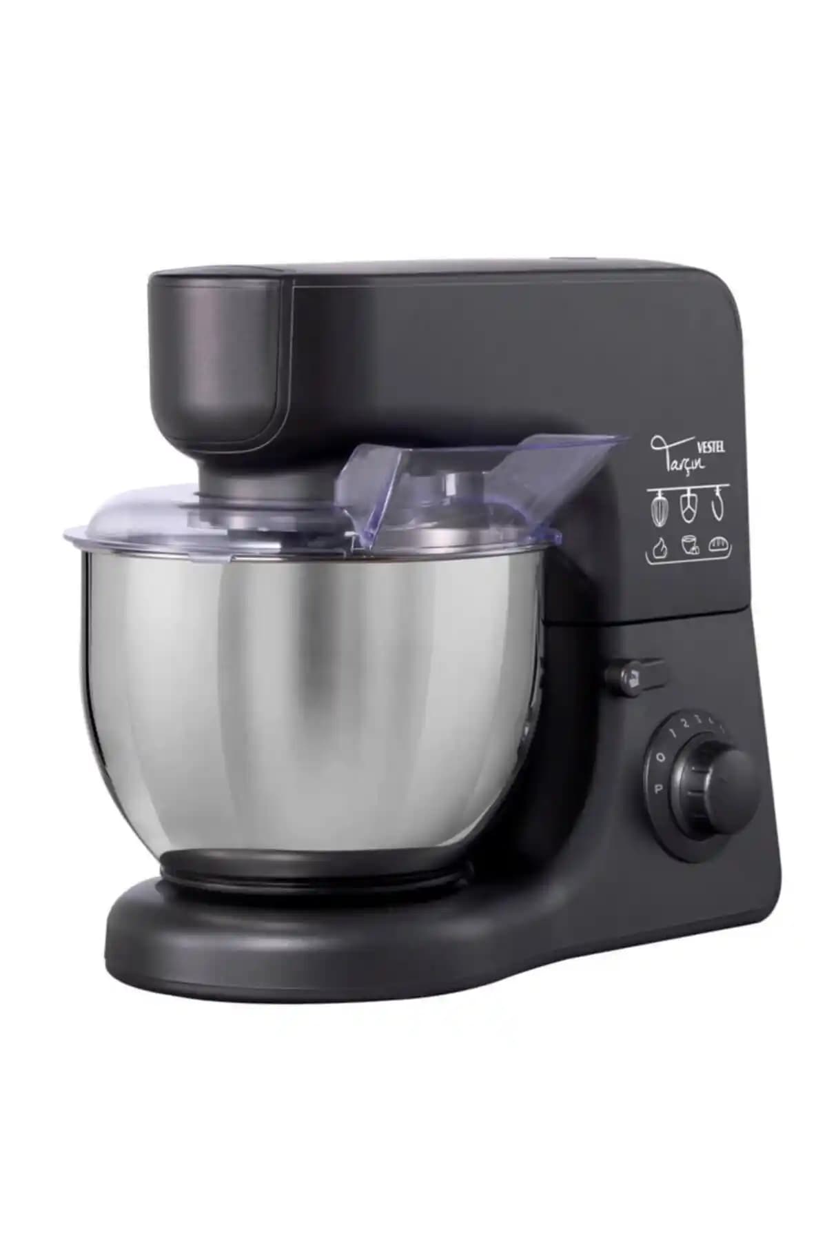 VESTEL Tarçın Siyah Stand Mikser: Güçlü Performans ve Çok Fonksiyonlu Mutfak Aleti