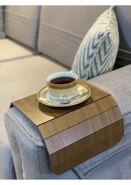 Yunusoğlu Home 2 Adet Ahşap Katlanabilir Yan Sehpa ve Amerikan Servisi Özellikleri